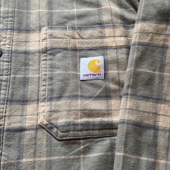 CARHARTT RUGGED FLEX RELAXED FIT MENS JACKET WITH HOODIE IN SZ LG…NWOT…NICE! - Picture 3 of 6